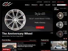 Tablet Screenshot of cecwheels.com